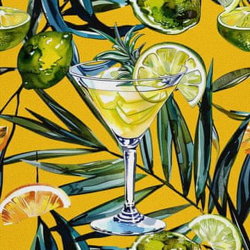 VANJSKI DEKOSTOFFE OXFORD - Motiv Cocktail | DX8419