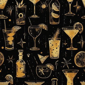 OUTDOOR DEKOSTOFFE OXFORD - Motiv Cocktail | DX8606