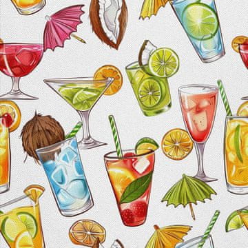 OUTDOOR DEKOSTOFFE OXFORD - Motiv Cocktail | DX8840