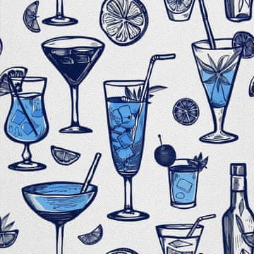 OUTDOOR DEKOSTOFFE OXFORD - Motiv Cocktail | DX8513
