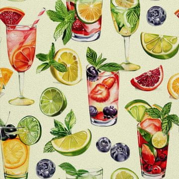 OUTDOOR DEKOSTOFFE OXFORD - Motiv Cocktail | DX8472