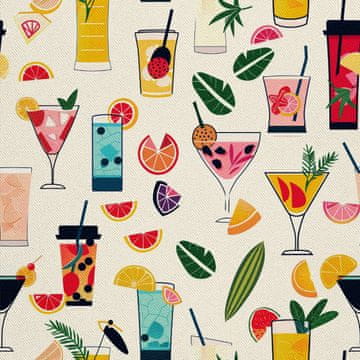 OUTDOOR DEKOSTOFFE OXFORD - Motiv Cocktail | DX8808