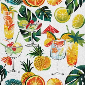OUTDOOR DEKOSTOFFE OXFORD - Motiv Cocktail | DX8724