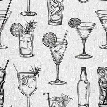 OUTDOOR DEKOSTOFFE OXFORD - Motiv Cocktail | DX8440