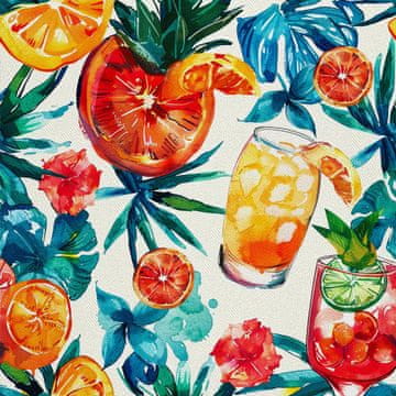 OUTDOOR DEKOSTOFFE OXFORD - Motiv Cocktail | DX8681