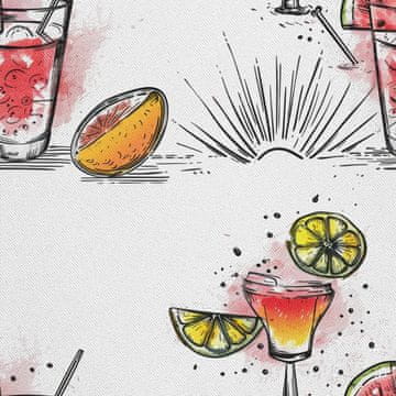 VANJSKI DEKOSTOFFE OXFORD - Motiv Cocktail | DX8429