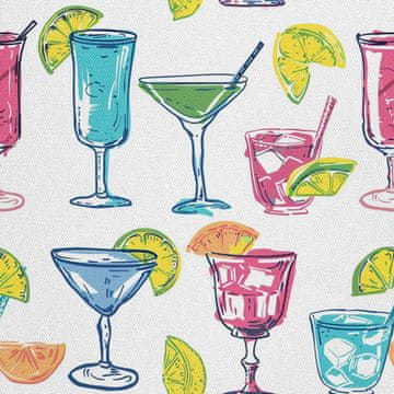 OUTDOOR DEKOSTOFFE OXFORD - Motiv Cocktail | DX8438