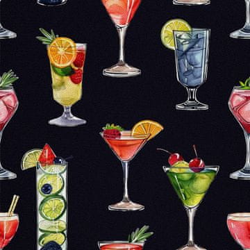 OUTDOOR DEKOSTOFFE OXFORD - Motiv Cocktail | DX8609