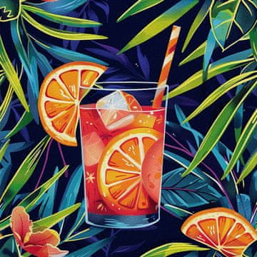 VANJSKI DEKOSTOFFE OXFORD - Motiv Cocktail | DX8509