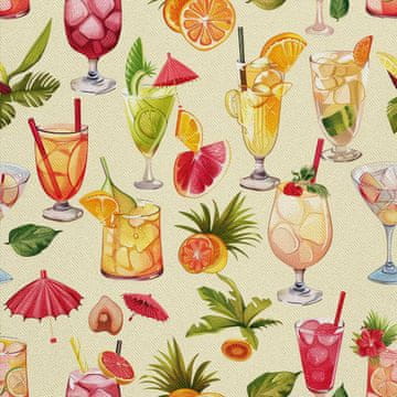 OUTDOOR DEKOSTOFFE OXFORD - Motiv Cocktail | DX8437