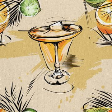 OUTDOOR DEKOSTOFFE OXFORD - Motiv Cocktail | DX8809