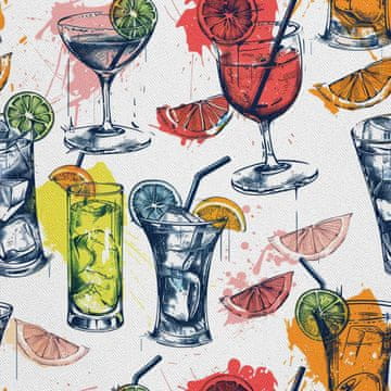 OUTDOOR DEKOSTOFFE OXFORD - Motiv Cocktail | DX8618