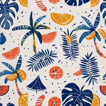 VANJSKI DEKOSTOFFE OXFORD - Motiv Sommer | DX9222
