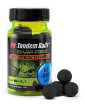 Carp Food Perfection Mini Hookers - Mamci za crni halibut 12mm/50g