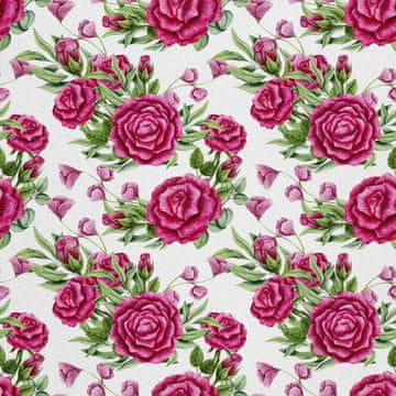 VANJSKI DEKOSTOFFE OXFORD - Motiv rosa Rosen I DX483