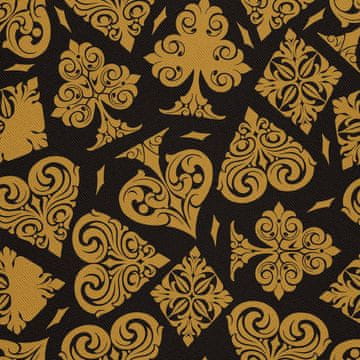 VANJSKI DEKOSTOFFE OXFORD - Motiv Geometrijski zlatni I DX704