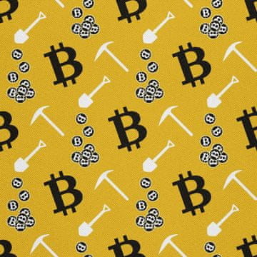 VANJSKI DEKOSTOFFE OXFORD - Motiv Bitcoin I DX522