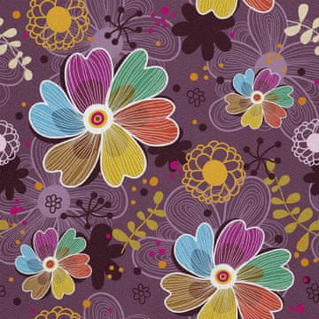 VANJSKI DEKOSTOFFE OXFORD - Motiv Blumenmuster I DX396