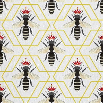 VANJSKI DEKOSTOFFE OXFORD - Motiv Königin der Bienen I DX465