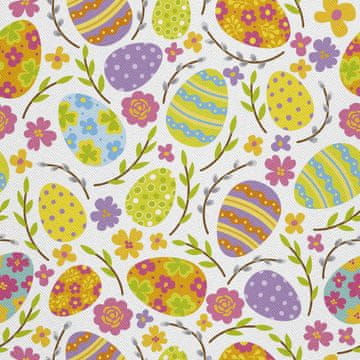 VANJSKI DEKOSTOFFE OXFORD - Motiv bemalte Eier I DX312