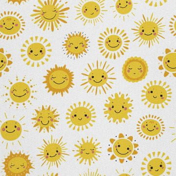 VANJSKI DEKOSTOFFE OXFORD - Motiv lächelnde Sonne