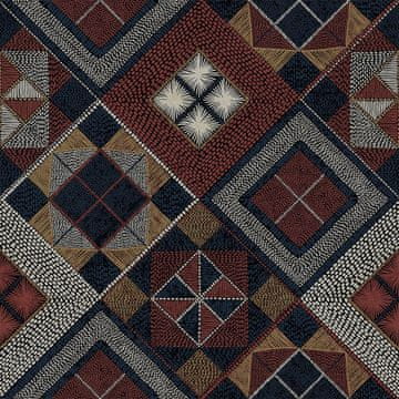 VANJSKI DEKOSTOFFE OXFORD - Motiv Patchworkmuster - Quadrate I DR243