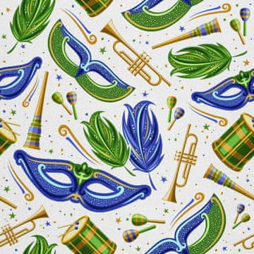 OUTDOOR DEKOSTOFFE OXFORD - Motiv Karneval