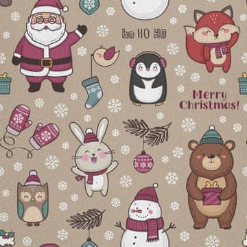 VANJSKI DEKOSTOFFE OXFORD - Motiv Weihnachten Winter
