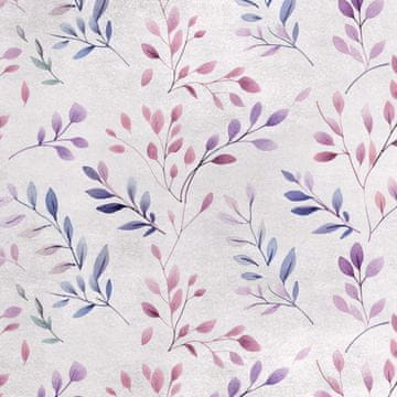 Royal Samt Stoff Polyester Zum Nähen - Motiv Blätter - RDX2015