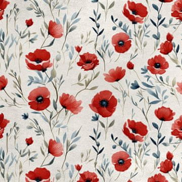 Royal Samt Stoff Polyester Zum Nähen - Motiv Blumen - RDX2887
