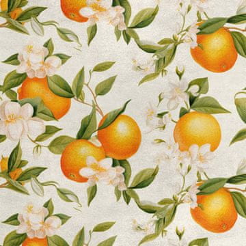 Royal Samt Stoff Polyester Zum Nähen - Motiv Obst - RDX2755