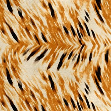 Royal Samt Stoff Polyester Zum Nähen - Motiv Tierdruck - RDX2335