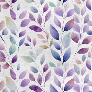 Royal Samt Stoff Polyester Zum Nähen - Motiv Blätter - RDX2628