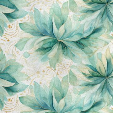 Royal Samt Stoff Polyester Zum Nähen - Motiv Blumen - RDX2717