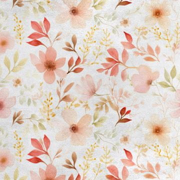 Royal Samt Stoff Polyester Zum Nähen - Motiv Blumen - RDX3003