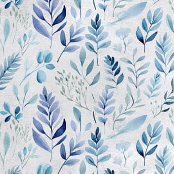 Royal Samt Stoff Polyester Zum Nähen - Motiv Blätter - RDX2937
