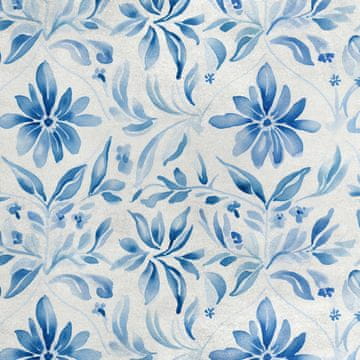 Royal Samt Stoff Polyester Zum Nähen - Motiv Blumen - RDX2881