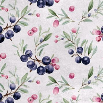 Royal Samt Stoff Polyester Zum Nähen - Motiv Obst - RDX2955