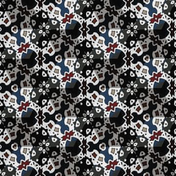 VANJSKI DEKOSTOFFE OXFORD - Motiv Geometrische Verzierung 4