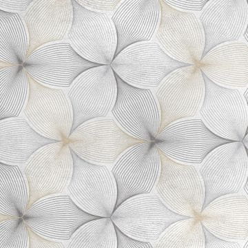 Royal Samt Stoff Polyester Zum Nähen - Motiv geometrische Blume