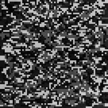 Royal Samt Stoff Polyester Zum Nähen - Motiv Pixel-Camouflage 3