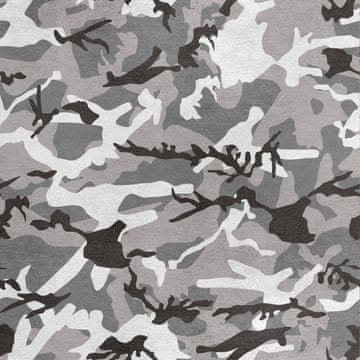 Royal Samt Stoff Polyester Zum Nähen - Motiv Camouflage 2