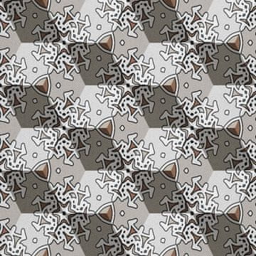VANJSKI DEKOSTOFFE OXFORD - Motiv Geometrische Verzierung 6