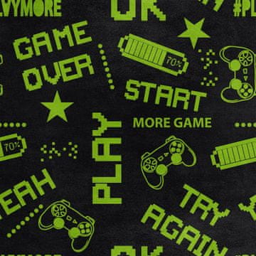 Royal Samt Stoff Polyester Zum Nähen - Motiv Spiel Pixel