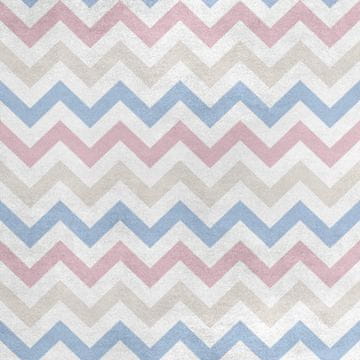 Royal Samt Stoff Polyester Zum Nähen - Motiv Pastell Zickzack
