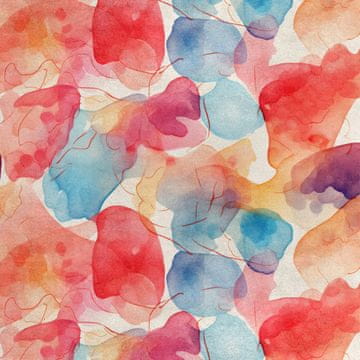 Royal Samt Stoff Polyester Zum Nähen - Motiv Abstraction - RDX2034