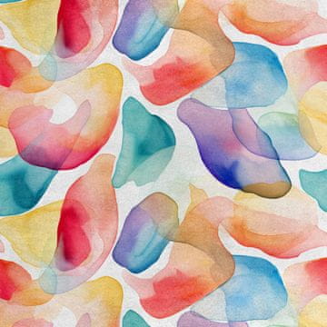 Royal Samt Stoff Polyester Zum Nähen - Motiv Abstraction - RDX2594