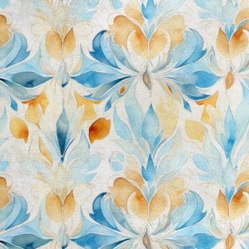 Royal Samt Stoff Polyester Zum Nähen - Motiv Abstraction - RDX2565