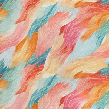 Royal Samt Stoff Polyester Zum Nähen - Motiv Abstraction - RDX2571