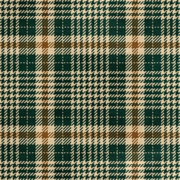 Royal Samt Stoff Polyester Zum Nähen - Motiv kariert grün